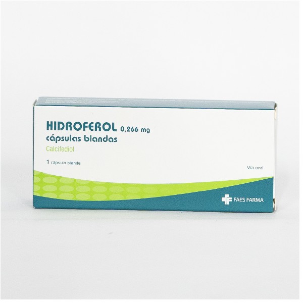 HIDROFEROL 0.266MG 1 CAPSULA