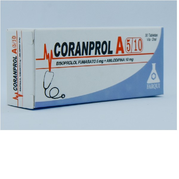CORANPROL A 5/10MG 30 TABLETAS