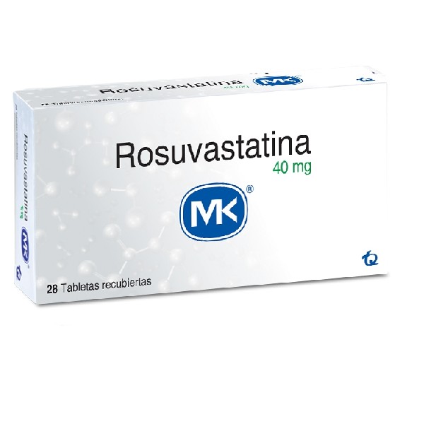 ROSUVASTATINA MK 40MG 28 TABLETAS