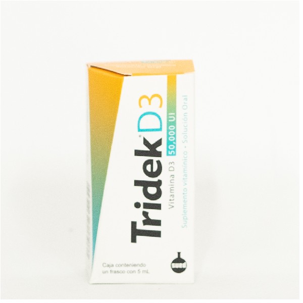 TRIDEK D3 50000UI SOLUCION ORAL 5ML