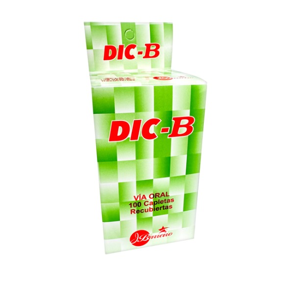 DIC-B 100 CAPLETAS C/U (CADA UNIDAD)