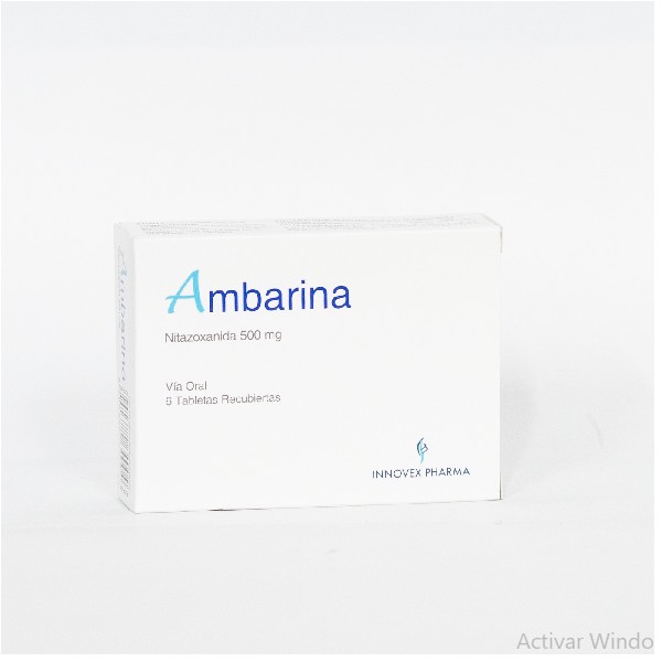 AMBARINA 500MG 6 TABLETAS