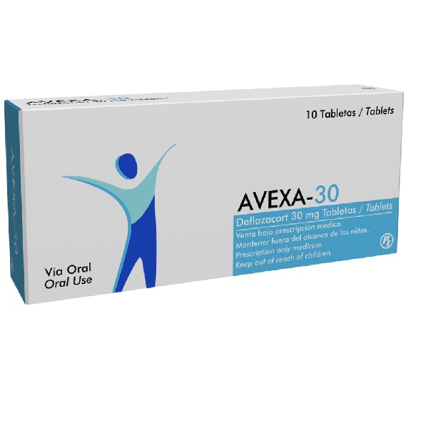 AVEXA 30 MG 10 TABLETAS