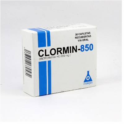 CLORMIN 850 MG 30 CAPLETAS