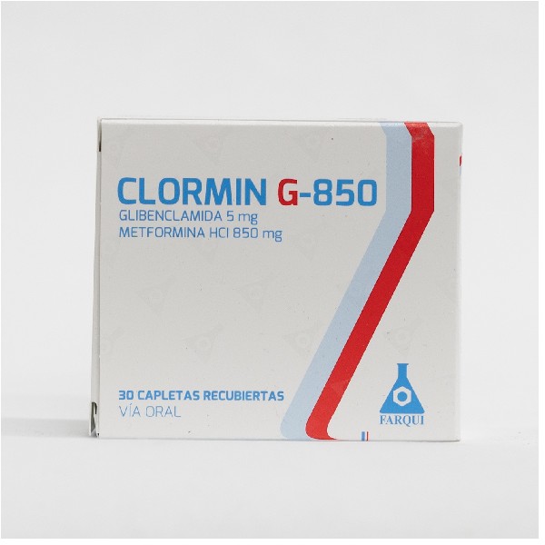 CLORMIN G 850MG 30 CAPLETAS