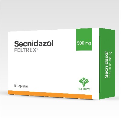 SECNIDAZOL FELTREX 500MG 8 CAPLETAS