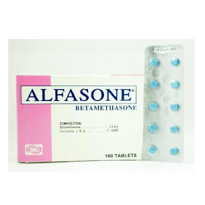 ALFASONE 0.5MG 100 TABLETAS C/B (CADA BLISTER)