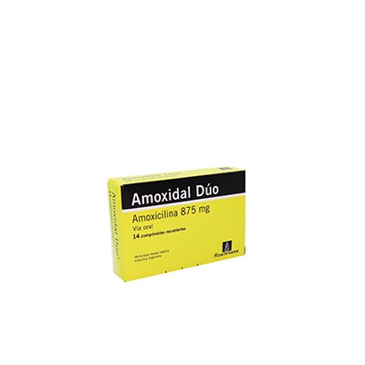 AMOXIDAL DUO 875MG 14 COMPRIMIDOS