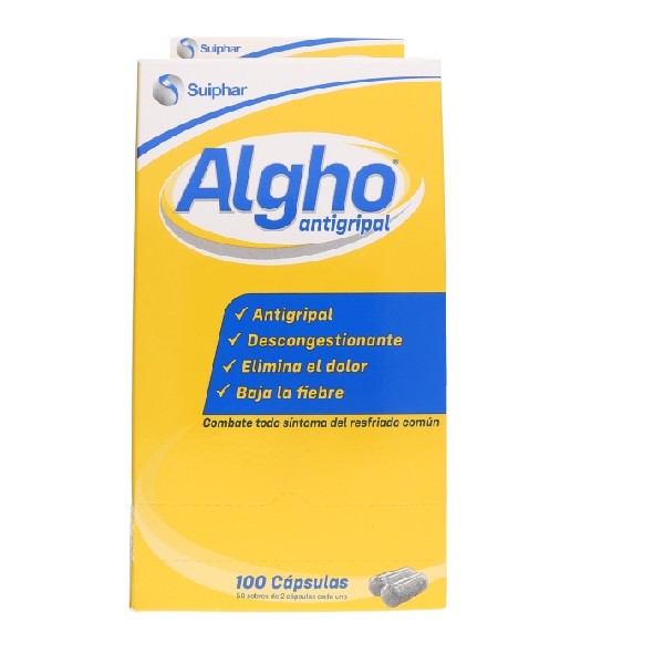 ALGHO ANTIGRIPAL 50 SOBRES C/S (CADAS SOBRE)