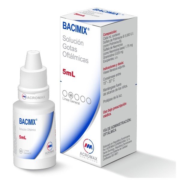 BACIMIX SOLUCION GOTAS OFTALMICA 5ML