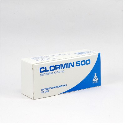 CLORMIN 500 MG 24 TABLETAS