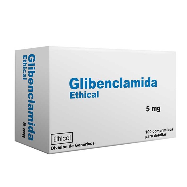 GLIBENCLAMIDA ETHICAL 100 TABLETAS C/B (CADA BLISTER)