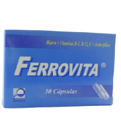 FERROVITA 30 CAPSULAS