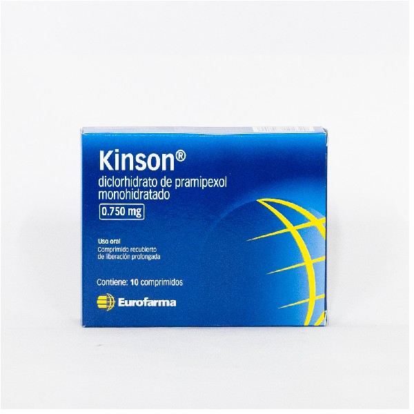 KINSON 0.750MG 10 COMPRIMIDOS