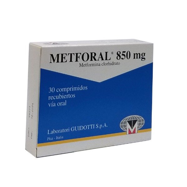 METFORAL 850 MG 30 COMPRIMIDOS
