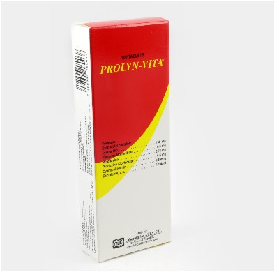 PROLYN-VITA 100 TABLETAS C/B (CADA BLISTER)