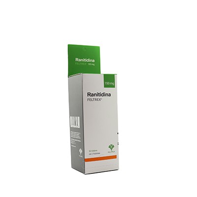 RANITIDINA FELTREX 150MG 50 SOBRES DETALLE