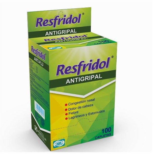 RESFRIDOL TABLETAS 50 SOBRES C/U (CADA UNIDAD)