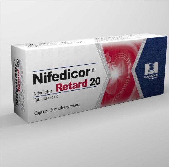 NIFEDICOR RETARD 20MG 50 TABLETAS C/B (CADA BLISTER)