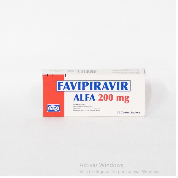 FAVIPIRAVIR ALFA 200MG 30 TABLETAS