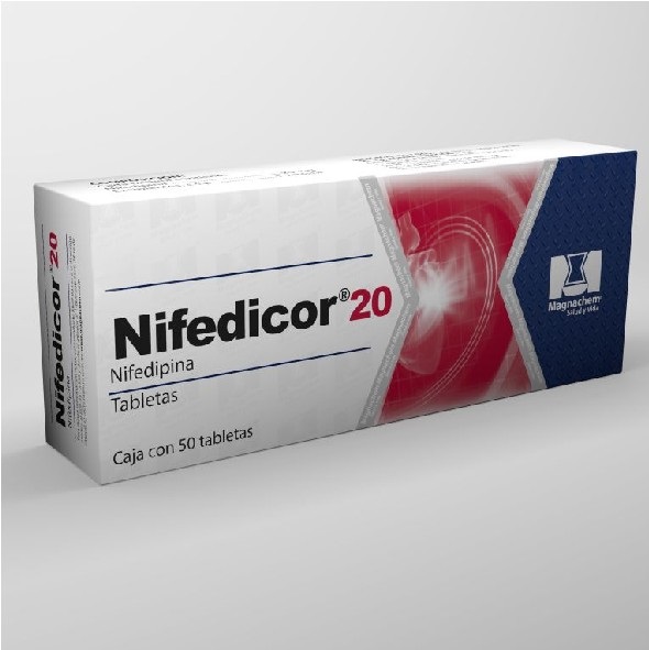 NIFEDICOR 20MG 50 TABLETAS C/B (CADA BLISTER)