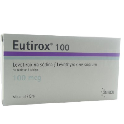 EUTIROX 100MCG 50 TABLETAS