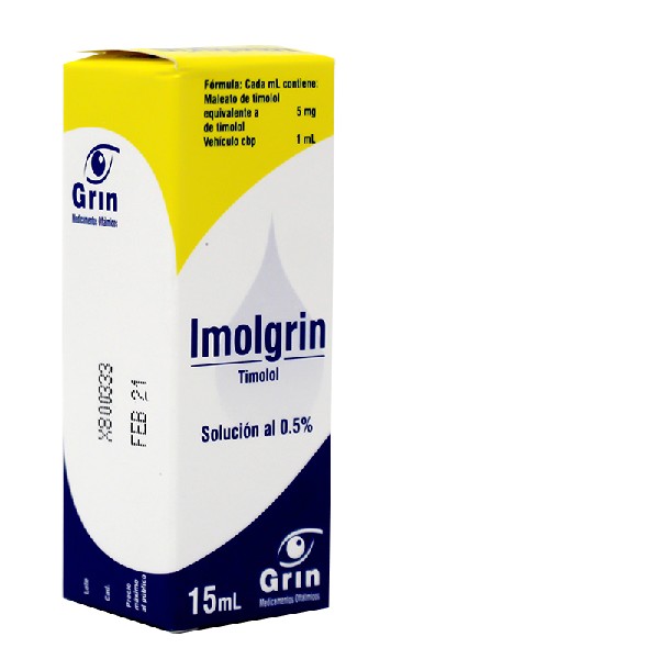 IMOLGRIN 0.5 % SOLUCION 15ML
