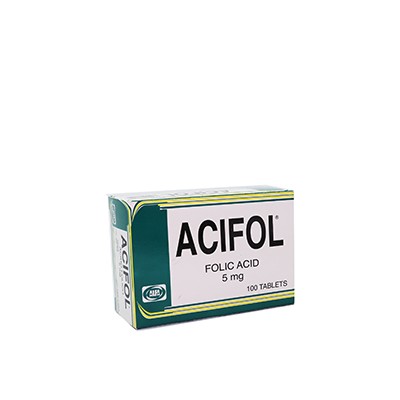 ACIFOL 5MG 100 TABLETAS C/B (CADA BLISTER)