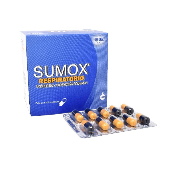 SUMOX RESPIRATORIO 100 CAPSULAS C/B (CADA BLISTER)