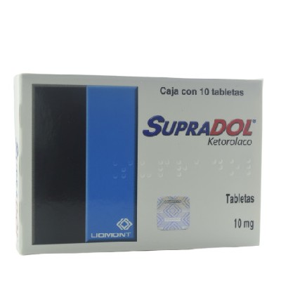 SUPRADOL 10MG 10 TABLETAS