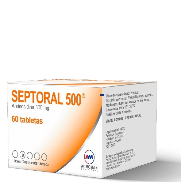 SEPTORAL 500MG 60 TABLETAS