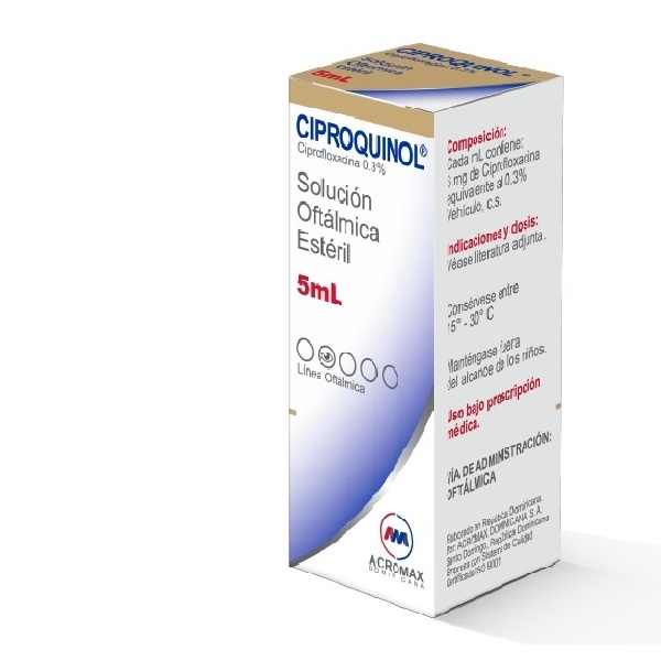 CIPROQUINOL GOTA OFTALMICA.. 5 ML =