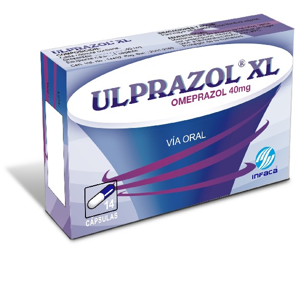 ULPRAZOL XL 40 MG 14 CAPSULAS