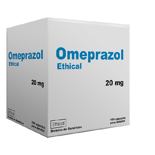 OMEPRAZOL ETHICAL 20MG 100 CAPSULAS C/U (CADA UNIDAD)