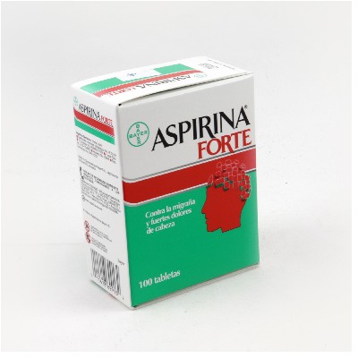 ASPIRINA BAYER FORTE 100 TABLETAS C/B (CADA BLISTER)