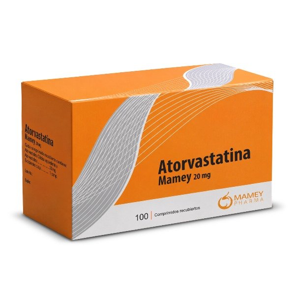 ATORVASTATINA MAMEY 20MG 100 COMPRIMIDOS C/B (CADA BLISTER)