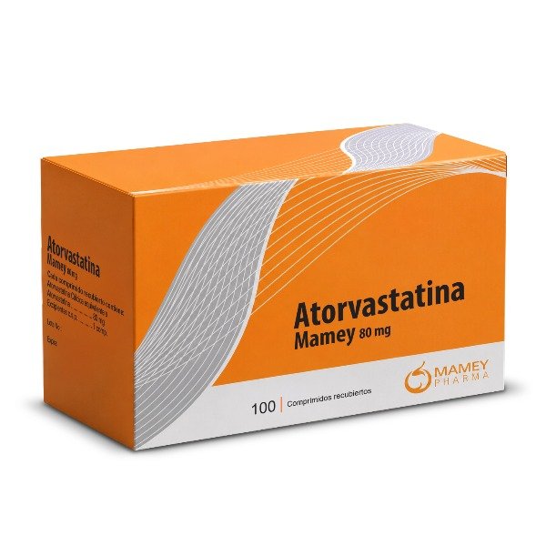 ATORVASTATINA MAMEY 80MG 100 COMPRIMIDOS C/B (CADA BLISTER)