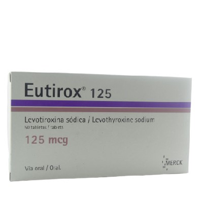 EUTIROX 125MCG 50 TABLETAS