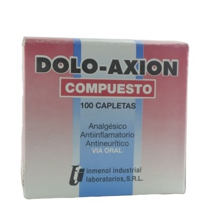 DOLO AXION COMPUESTO 100 CAPLETAS C/B (CADA BLISTER)