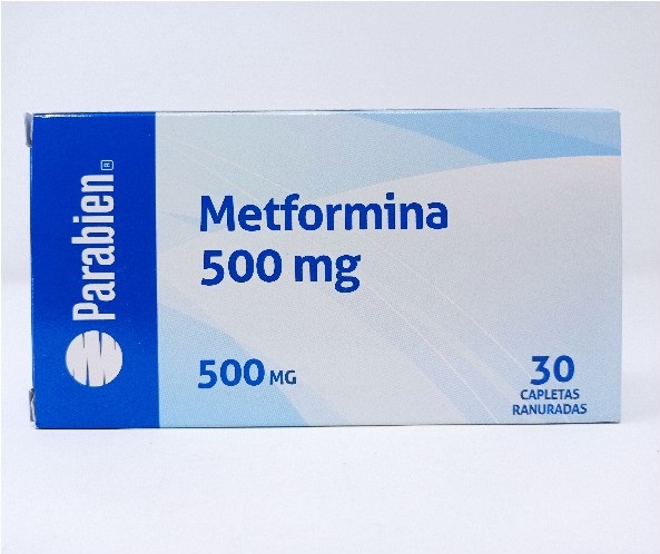 METFORMINA PARABIEN 500MG 30 CAPLETAS C/B (CADA BLISTER)