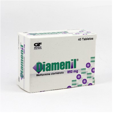 DIAMENIL 850MG 40 TABLETAS
