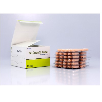 NOR-GEROM FORTE 75 MG 6 BLISTER