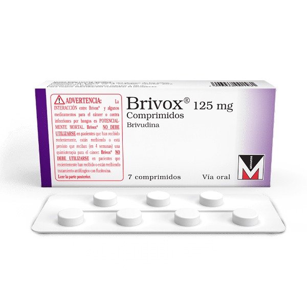 BRIVOX 125MG 7 COMPRIMIDOS