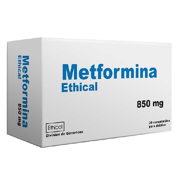 METFORMINA ETHICAL 850MG 30 C/B (CADA BLISTER)(6)