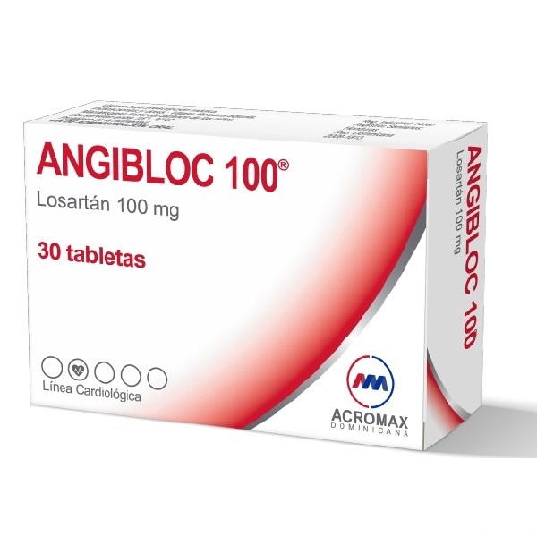ANGIBLOC 100MG 30 TABLETAS