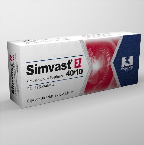 SIMVAST EZ 40/10MG 30 CORABLETAS