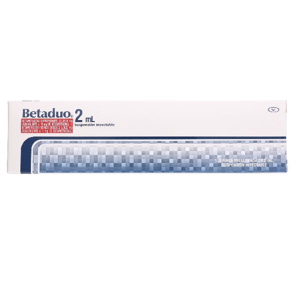 BETADUO 2ML SUSPENSION INYECTABLE 1 JERINGA PRELLENADA
