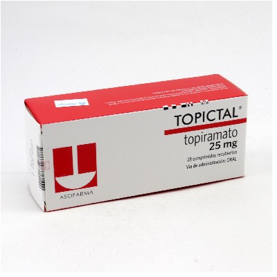 TOPICTAL 25MG 28 COMPRIMIDOS