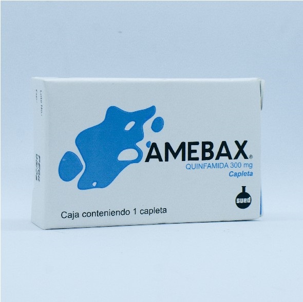 AMEBAX 300MG 1 CAPLETA