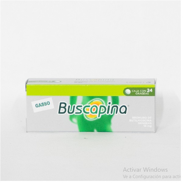 BUSCAPINA 10MG 20 GRAGEAS